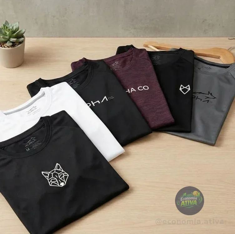 Kit 6 Camisetas Mais Procuradas Alpha