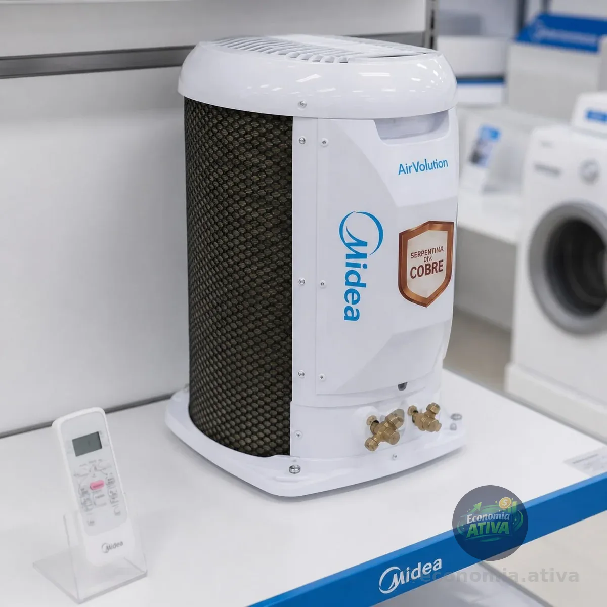 Ar Condicionado Inverter Midea Ai Airvolution 9000 Btu Frio Branco 220v