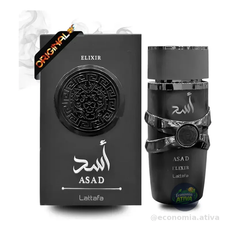 Perfume Asad Elixir 100ml Eau De Parfum Original Edp Lançamento 2026 Original C/ Nf