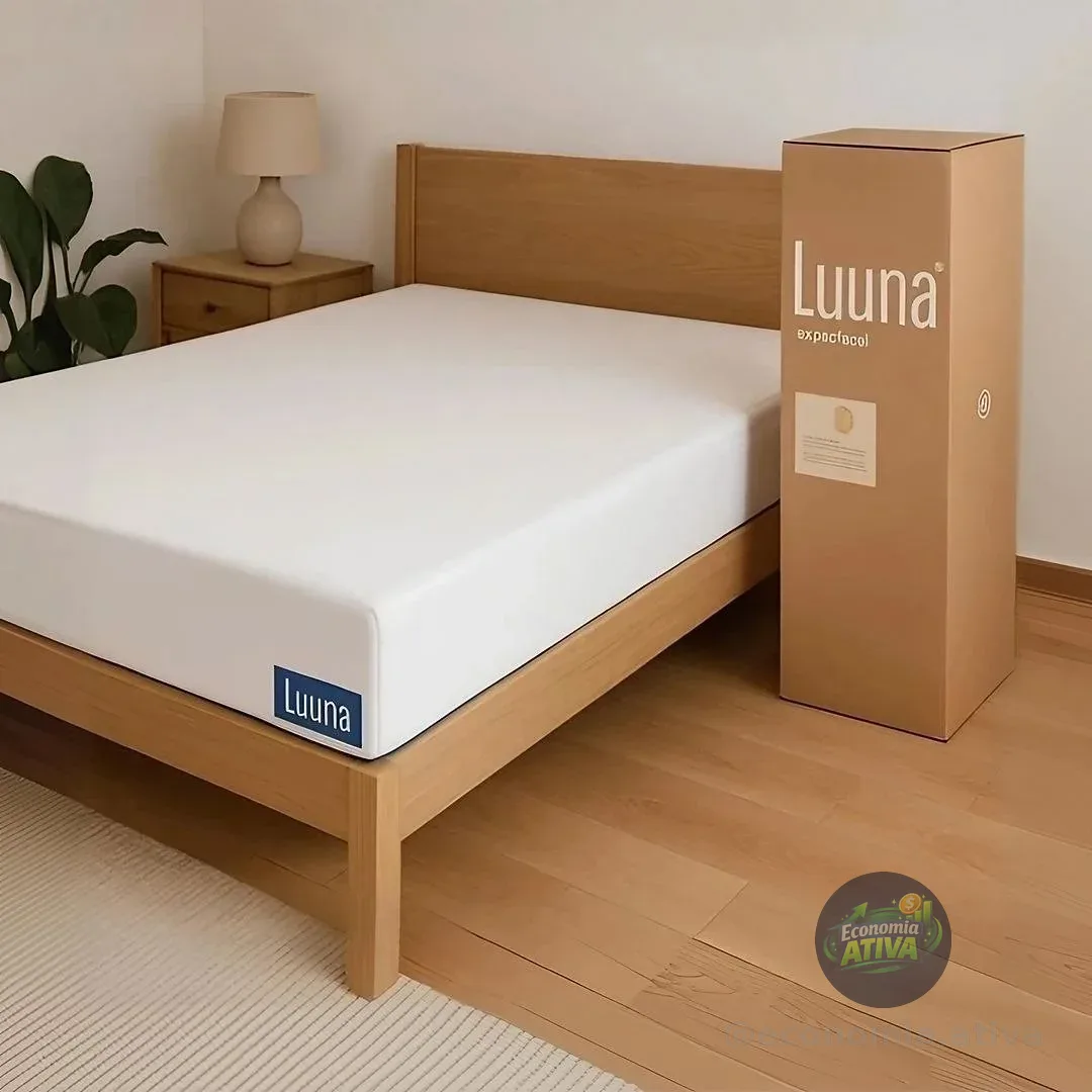 Colchão Queen Luuna Essential 1 Espuma Ergo D28 Ortopédico Firme Branco