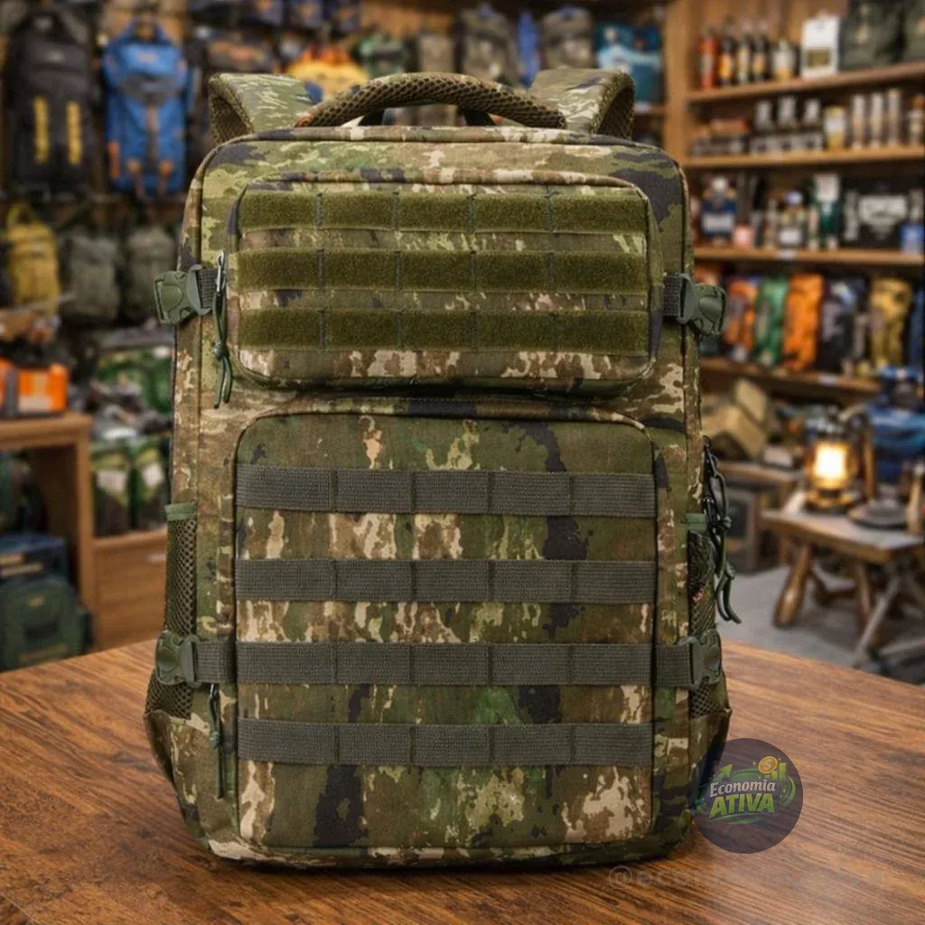 Mochila Tática Militar Impermeável 30 Litros Super Reforçada