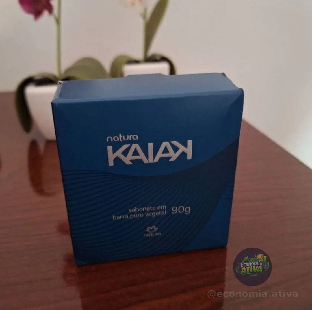 Caixa Duo Sabonetes Kaiak Clássico Masculino Natura - Lvdm