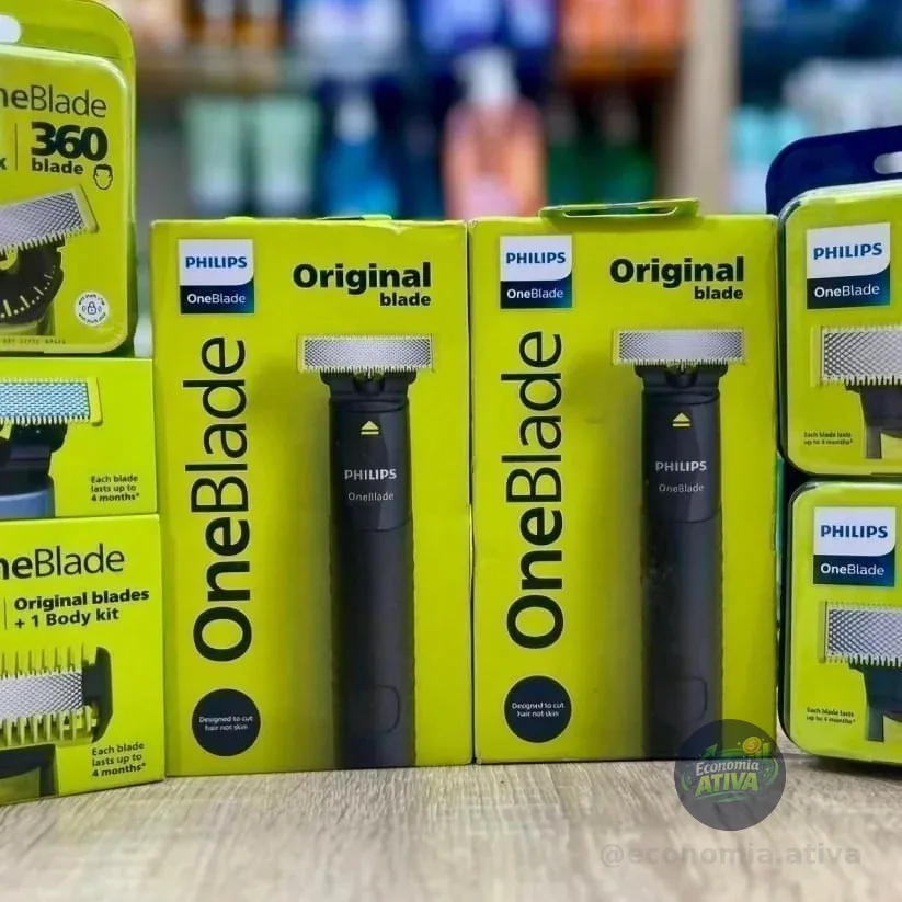 Aparador E Raspador Philips Oneblade Qp1425/10 Preto 5v