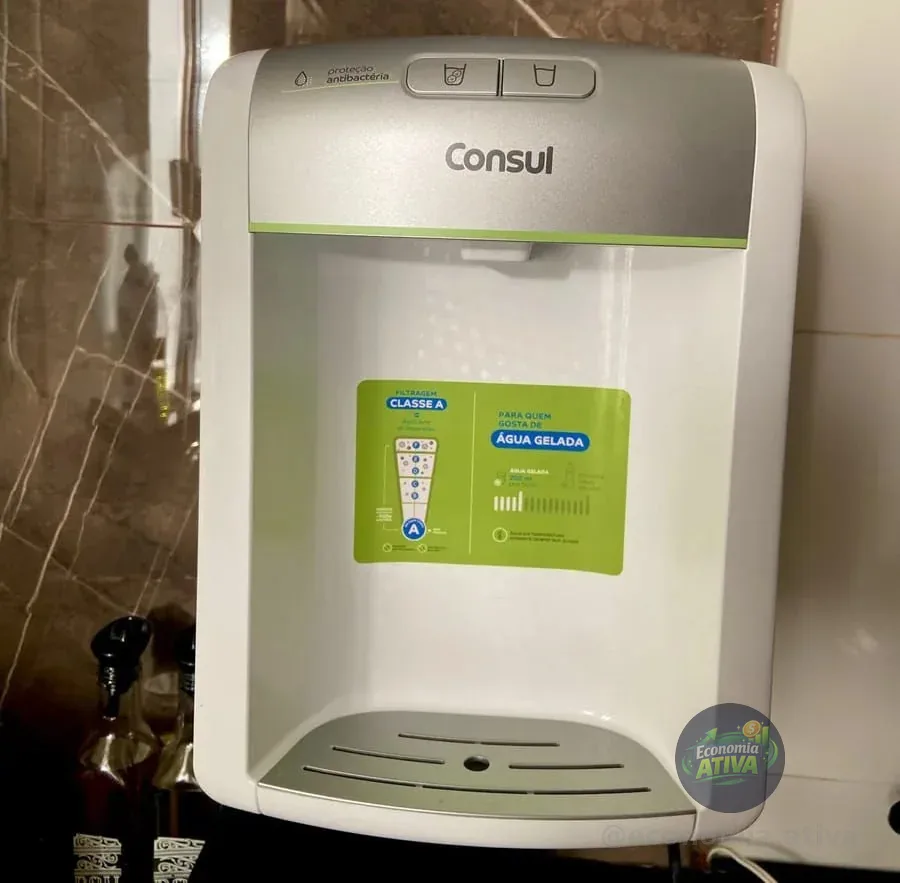 Purificador De Água Natural E Gelada Bivolt Consul - Branco