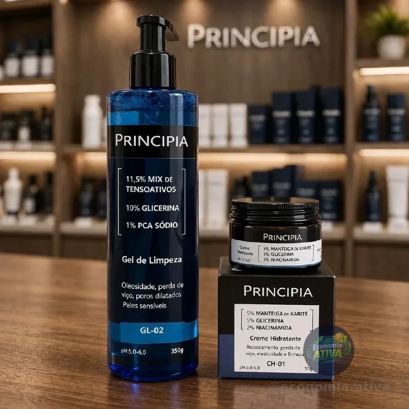 Principia Kit Limpeza E Hidratação Para O Dia A Dia Todo Tipo De Pele Dia/noite