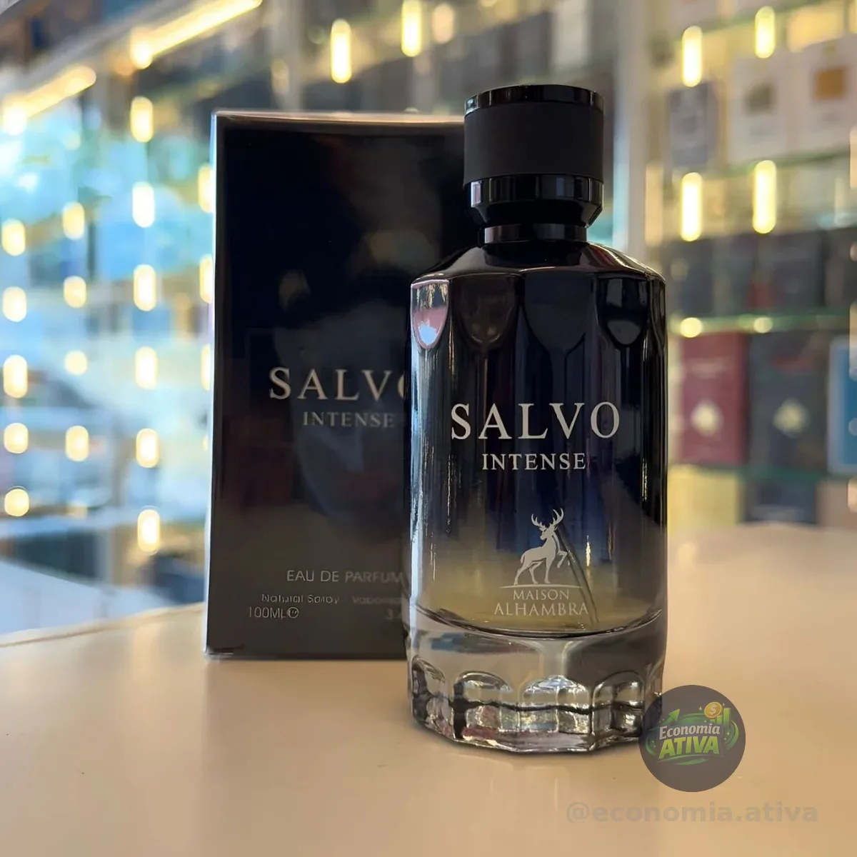 Perfume Masculino Arabe Salvo Intense 100ml Original C/ Nf