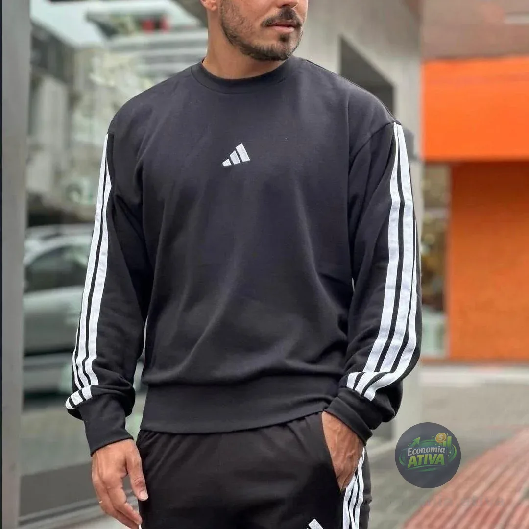 MOLETOM MÍDIA DA ADIDAS