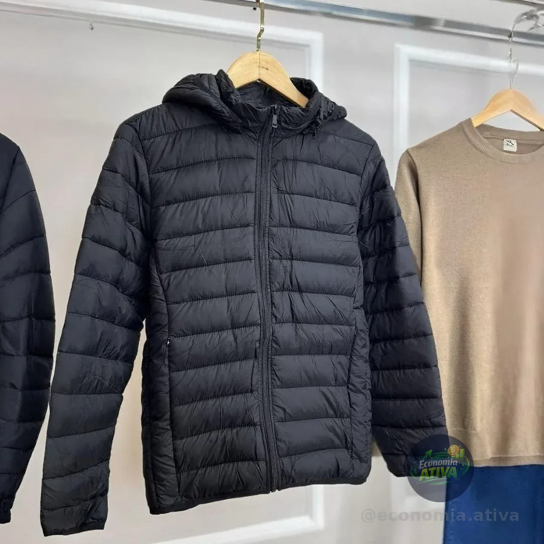 Jaqueta Puffer Bobojaco Com Capuz Removível - D3