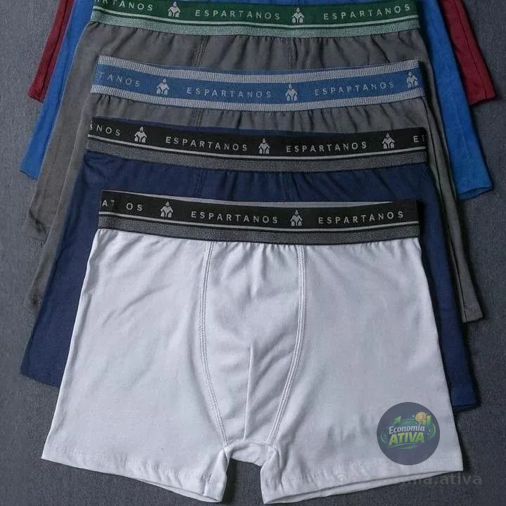 Kit Com 10 Cuecas Boxer Masculina Microfibra Original