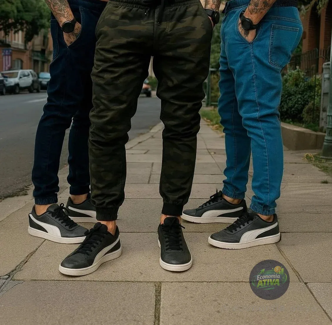 PRA VC QUE CURTE JOGGER, com elástico e com cordão 👌