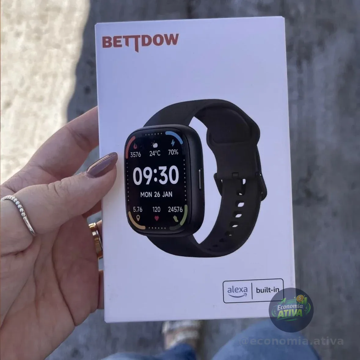 Smartwatch com ALEXA ⌚️ PRECINHO!