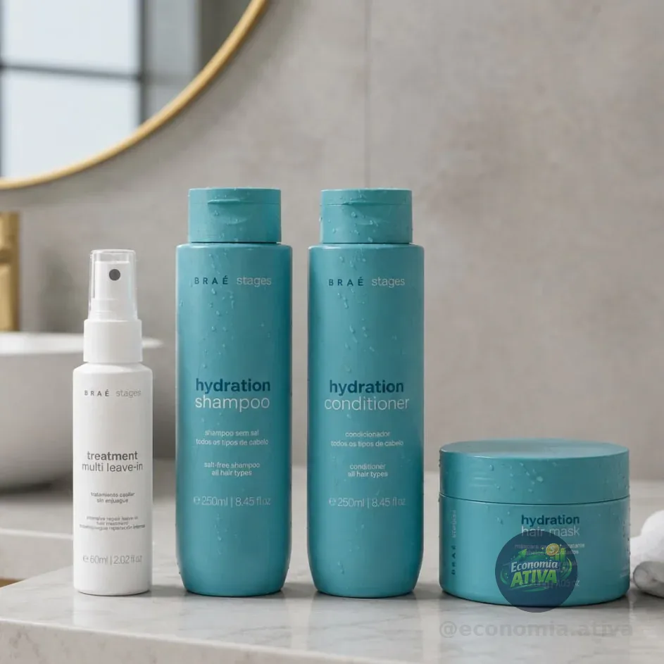 Kit Brae Stages Hydration Sh+cd+masc+leave-in 60ml