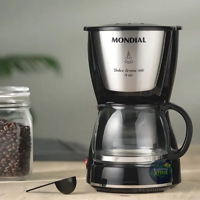 Modelo 18 XÍCARAS, CAFETEIRA COMPACTA 🥰