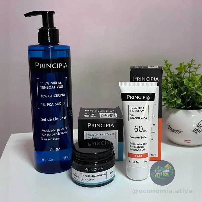 Principia Kit Completo Para Pele Sensível Com Fps 60