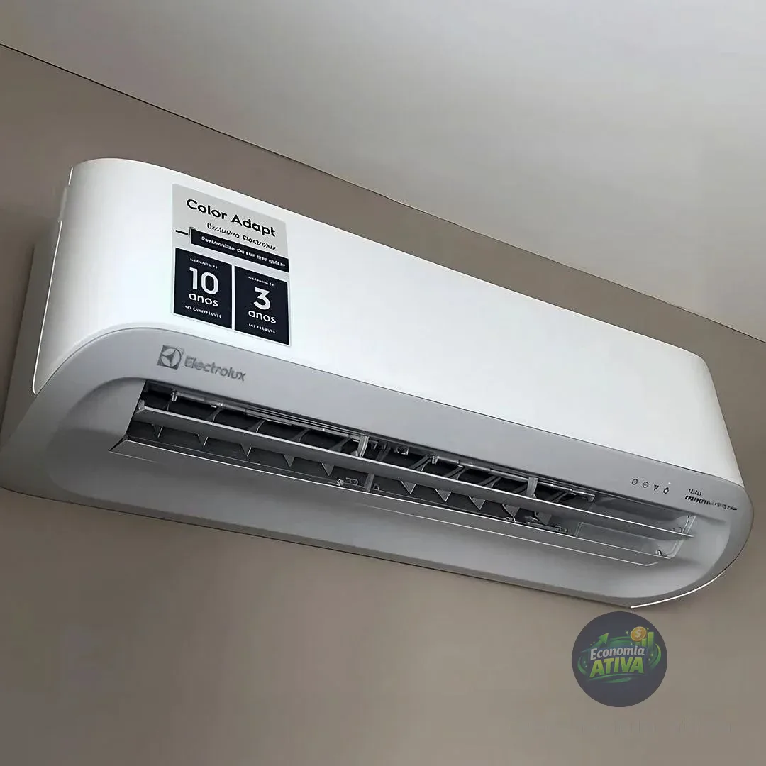 Ar Condicionado Split Hi Wall - Inverter R-32 - Electrolux - Color Adapt - Wi-fi - 12.000 BTUs - Frio - 220V