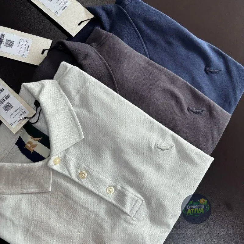 Camisa Polo Piquet Rico Reserva Marinho Lisa Gg