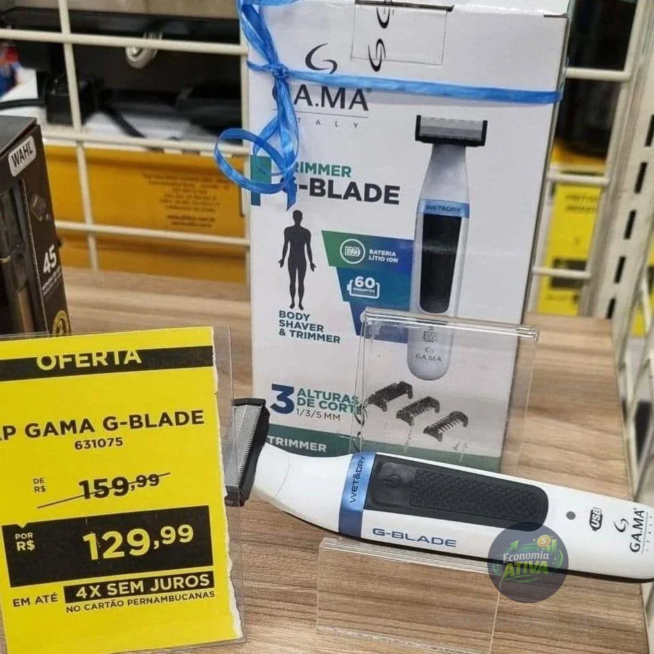 GA.MA ITALY Aparador de Pelos G-Blade W&D Bivolt