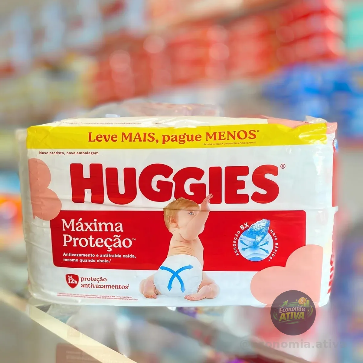 Huggies Fralda Supreme Care M 196 Un