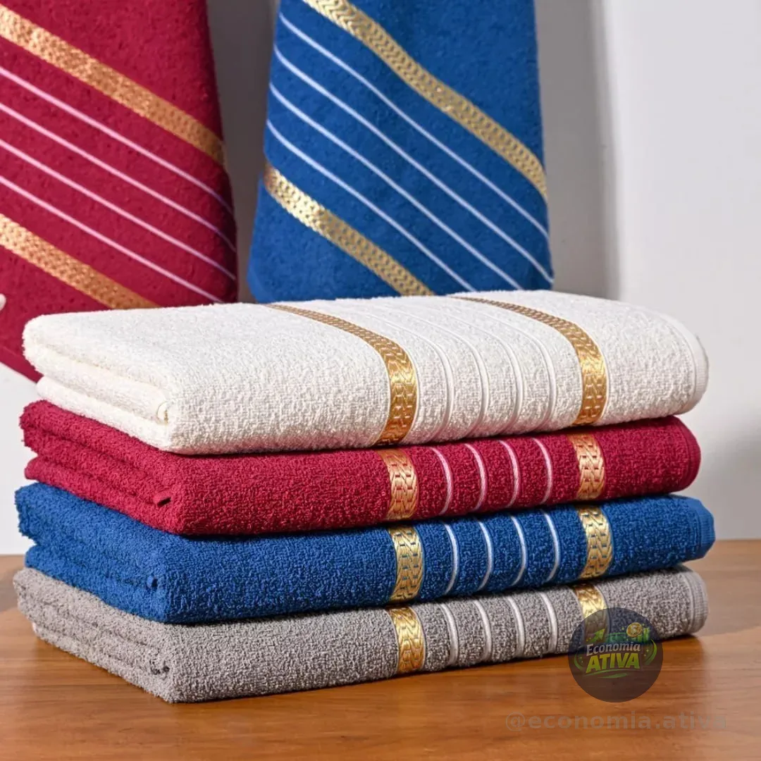 Kit 04 Toalhas Rosto Premium - Macia Confortável Laune Haus Sortidas Lisa