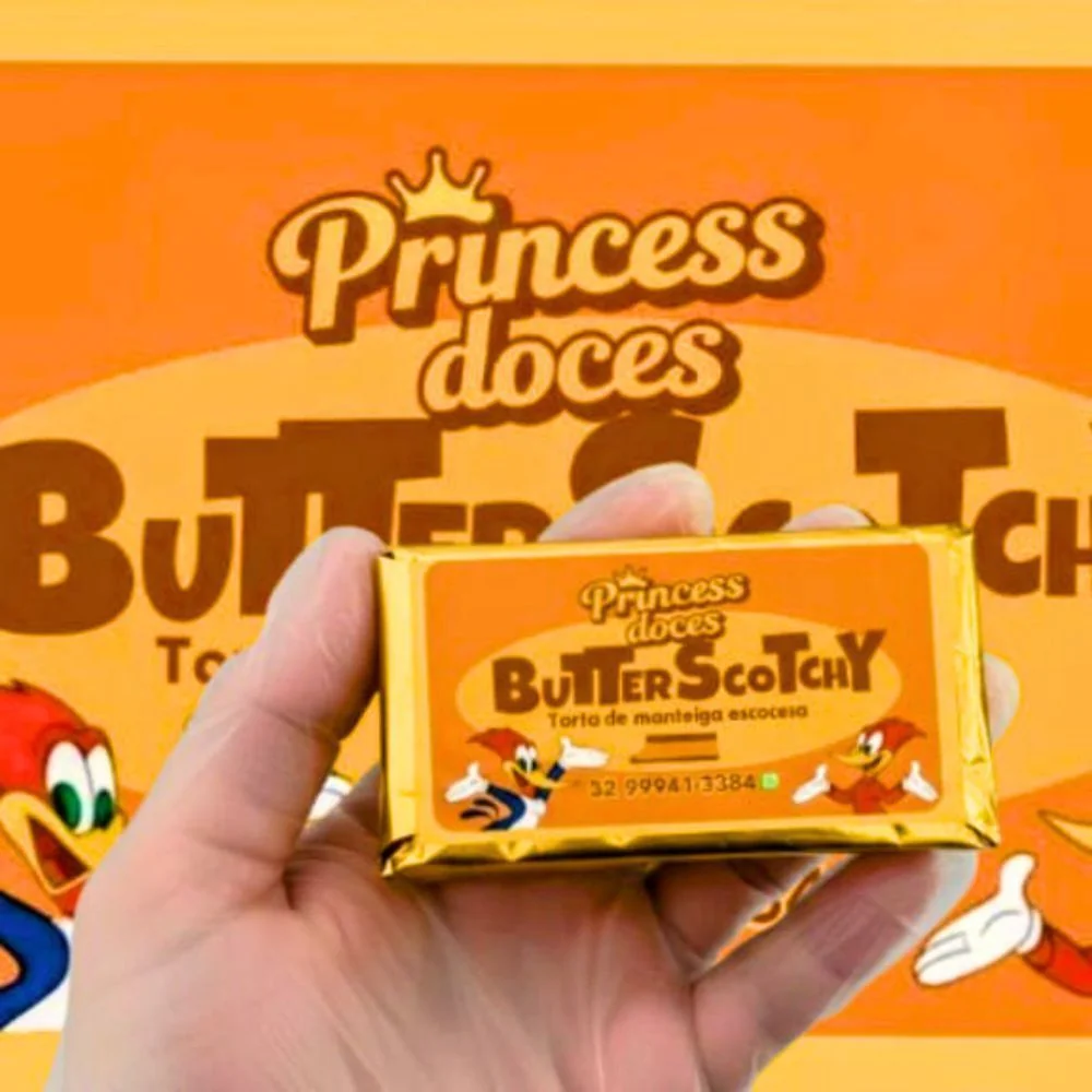 Torta De Manteiga Escocesa 2 Unidades (butterscotchy) Pica-pau Doce Cremoso