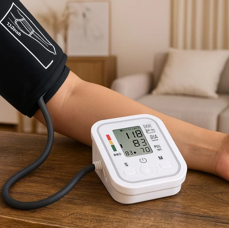 Aparelho Medidor Profissional Pressão Arterial Braço Branco