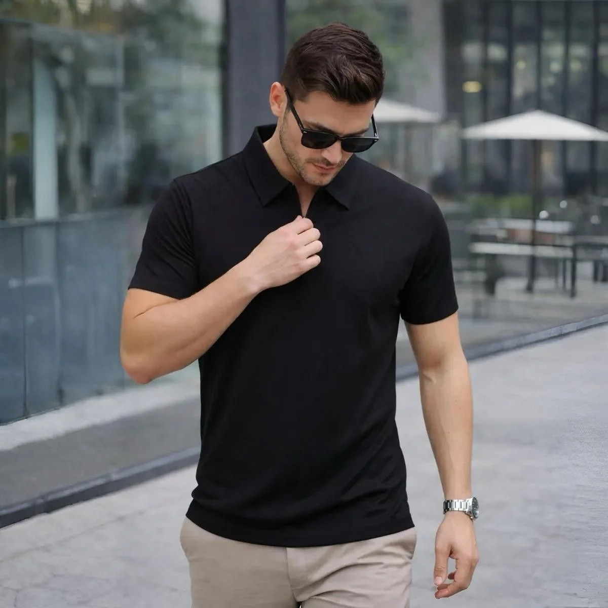 Camisa Polo Masculina Tech