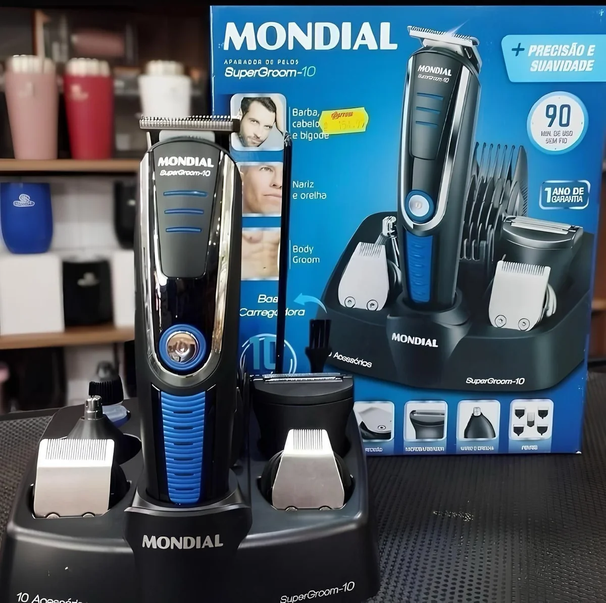 Aparador de Pelos Super Groom 10 em 1 BG-03