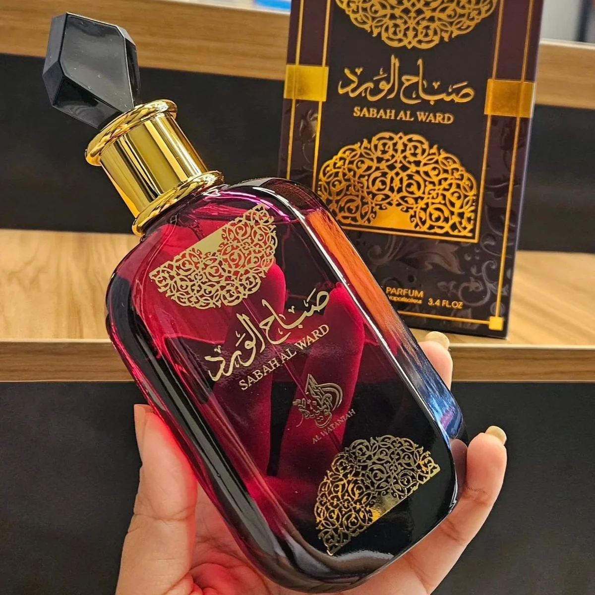 Perfume Sedutor Árabe Sabah Al Ward 100ml