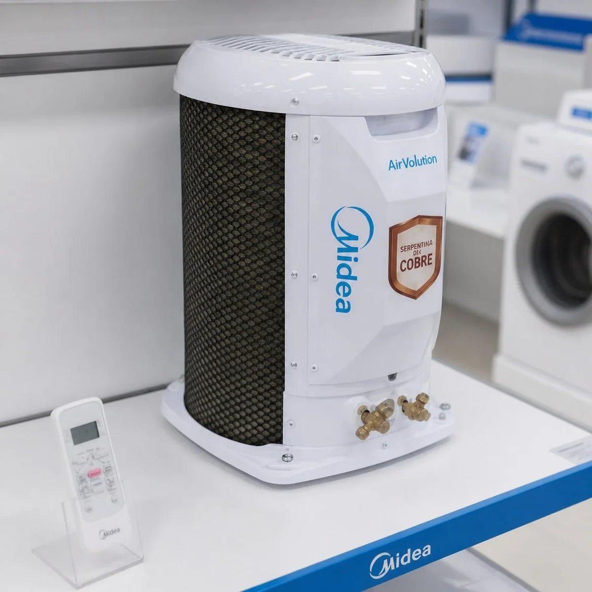 Ar Condicionado Split Hi Wall Midea Airvolution Inverter 9.000 Btus Frio R-32 Branco 220v