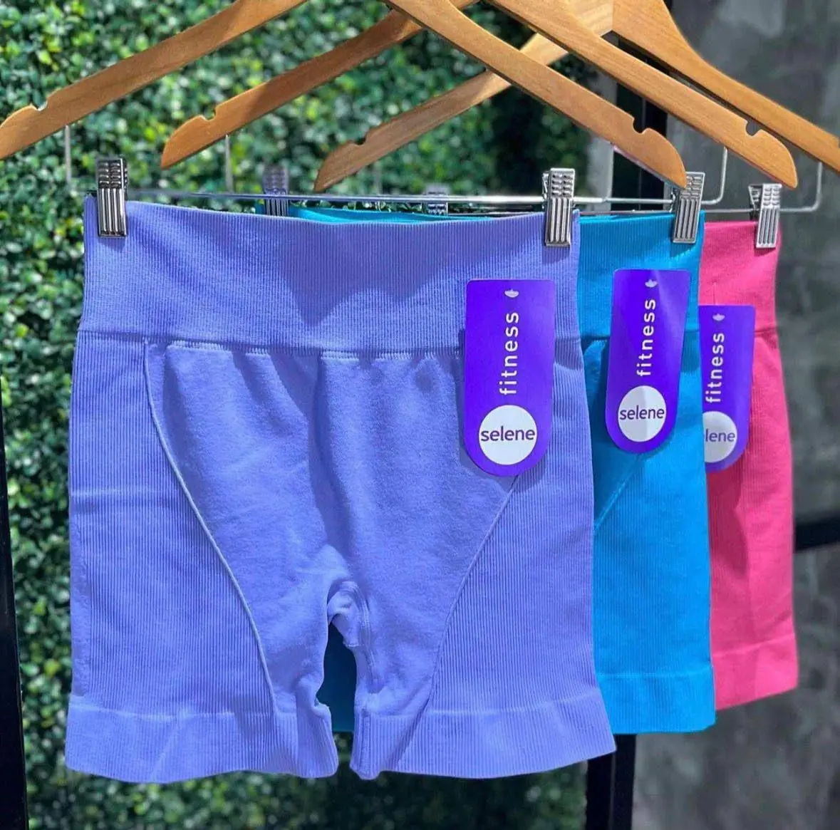 Short Selene Push Up Sem Transparência Levanta Bumbum Treino