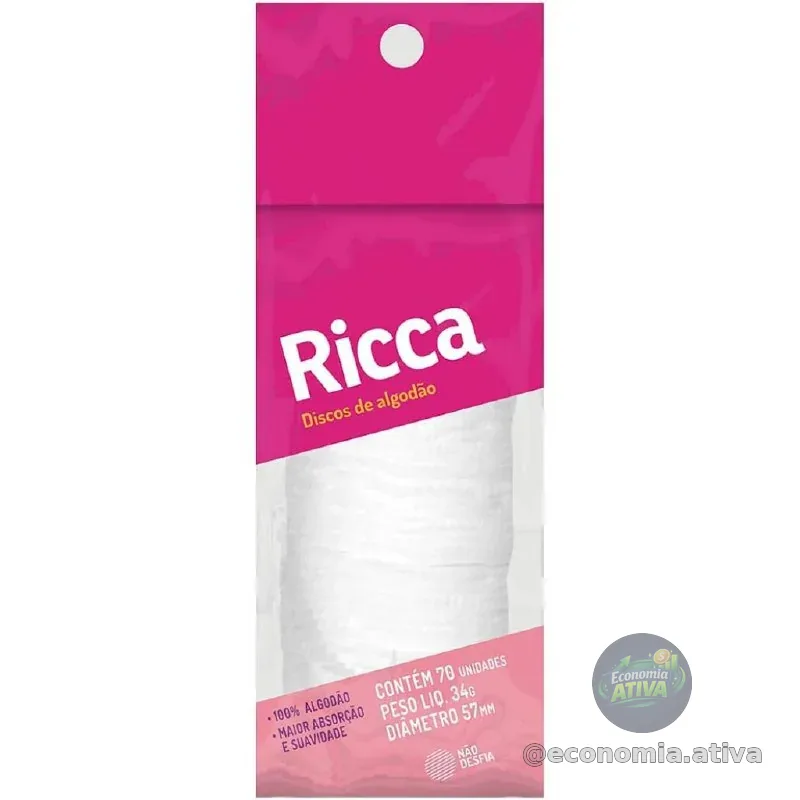 Ricca Disco de Algodão