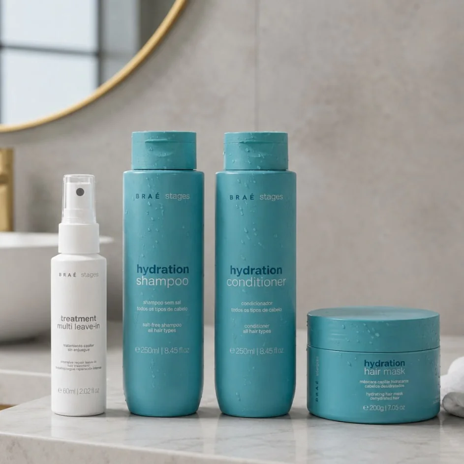 Kit Brae Stages Hydration Sh+cd+masc+leave-in 60ml