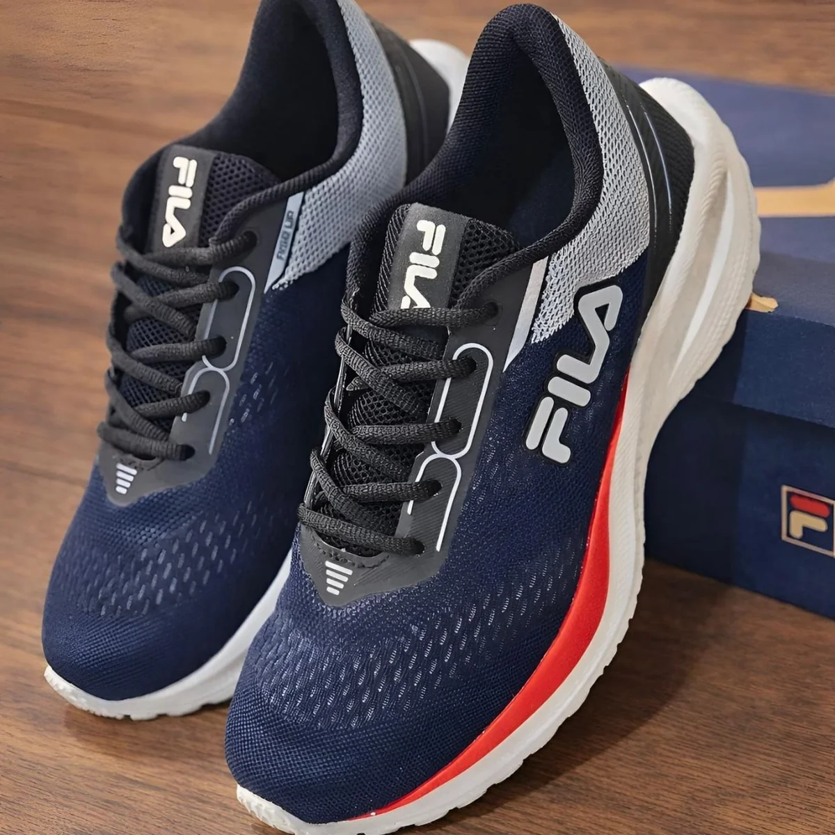 Tênis Fila Rise Up Masculino Confortável Mesh Leve Esportivo