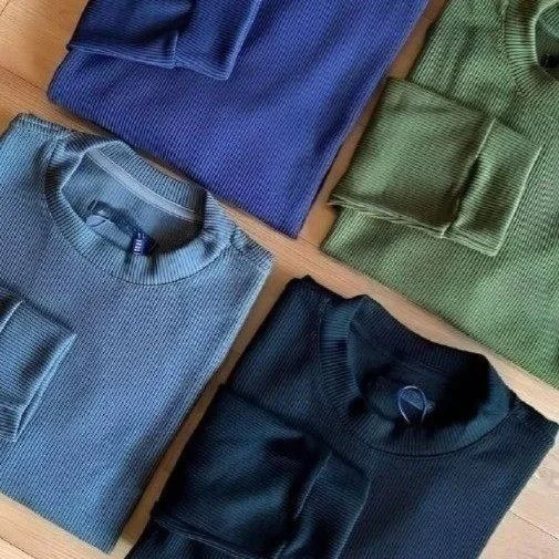 Blusa Tricô Masculina Lã Suéter Gola Careca