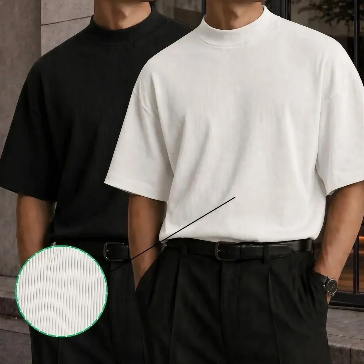 kit 2 Oversized Gola Alta Basica