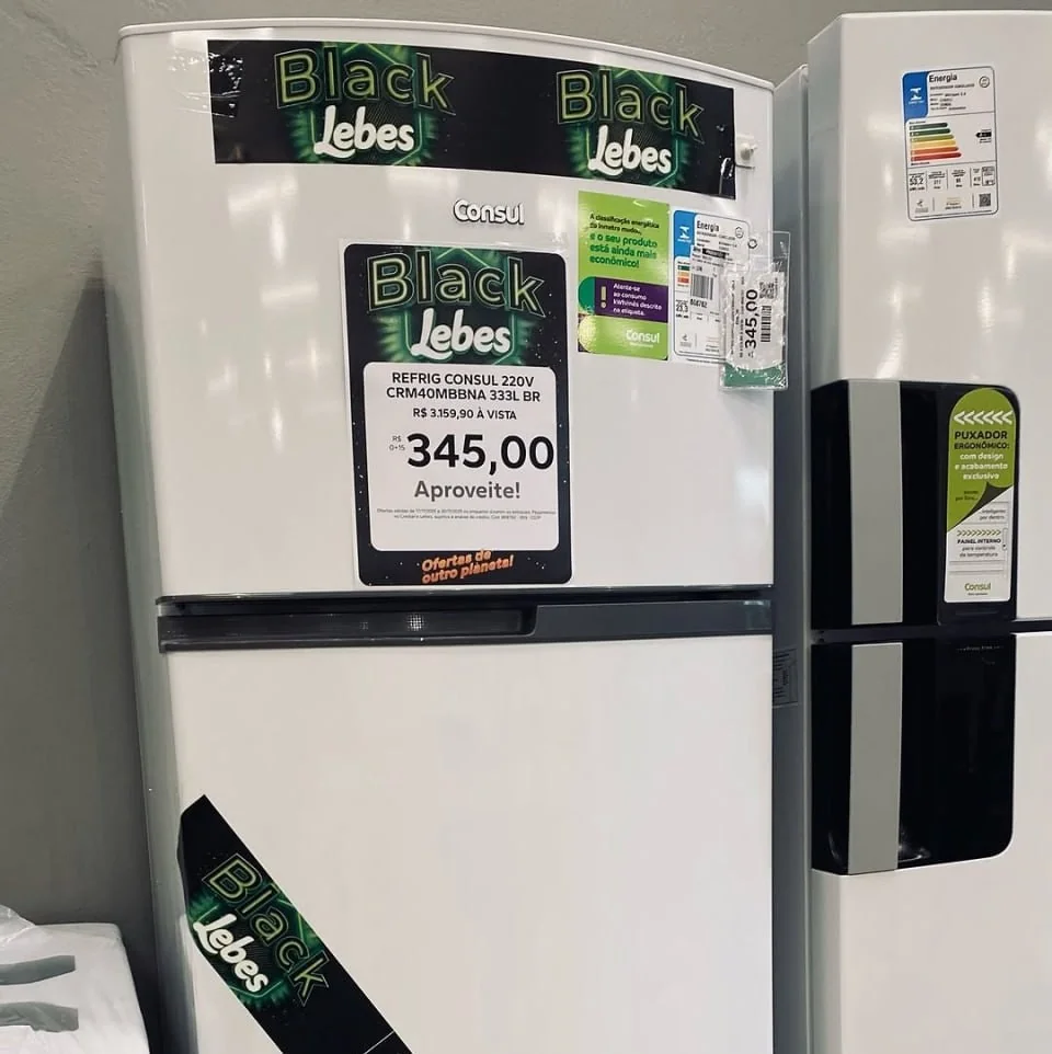 Geladeira Frost Free Duplex 333 Litros Branca Consul - CRM40MB 220v