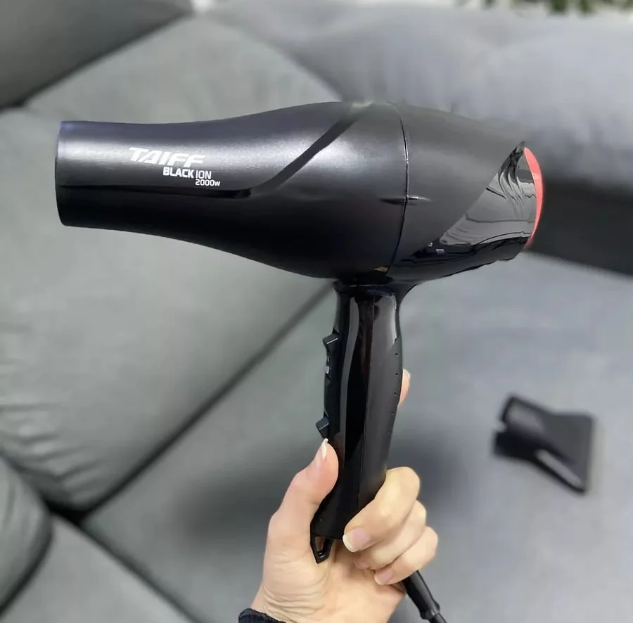 Taiff Profissional Black Ion Secador De Cabelo 2000 Watts Preto 220v