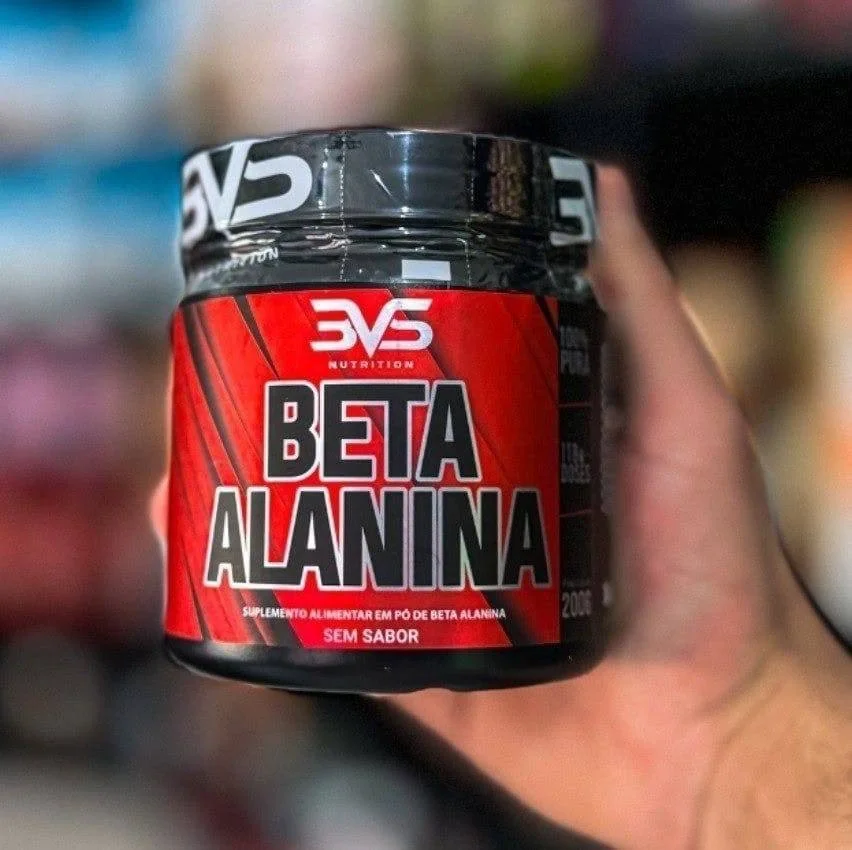 Beta Alanina 200g - Fórmula Avançada 100% Pura Com 117 Doses - 3vs Nutrition Sem Sabor