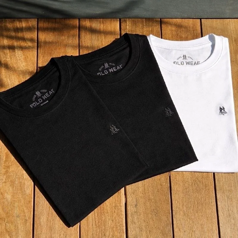 Kit 4 Camisetas Masculinas Polo Wear Sortido Sortido Gg Lisa