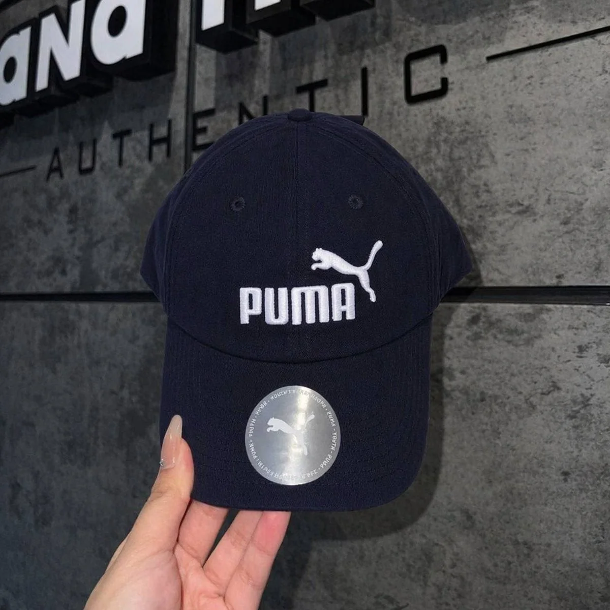 Boné Baseball Azul Marinho Puma