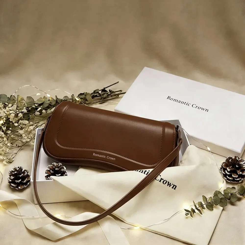 Bolsa Feminina Casual Transversal Dia Dia Chocolate Lisa Níquel