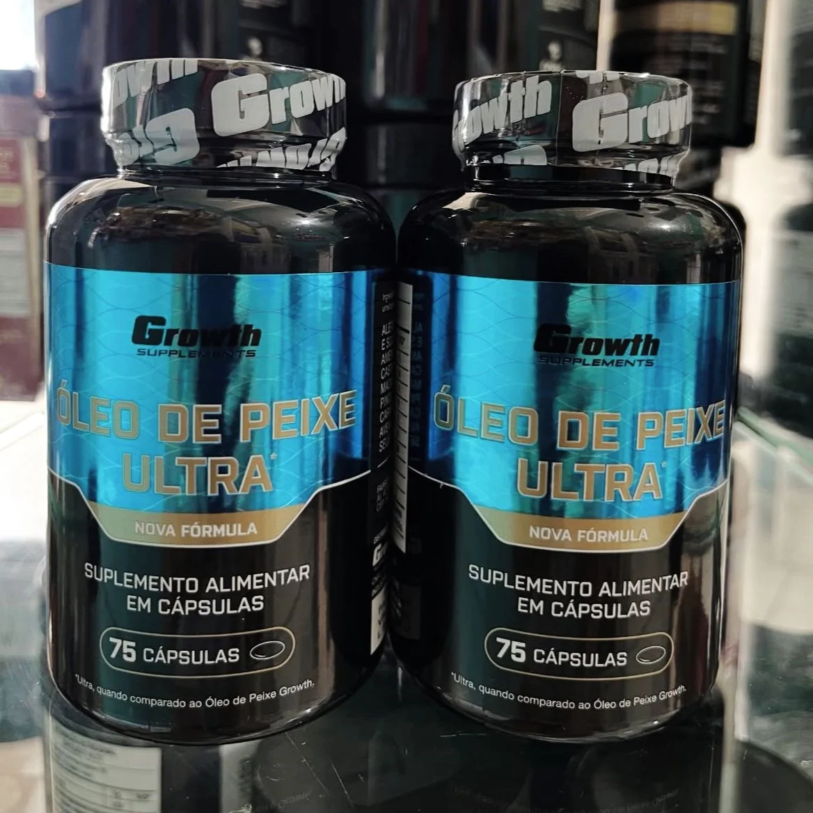 Omega 3 Óleo De Peixe Ultra 75 Softgel Growth Supplements