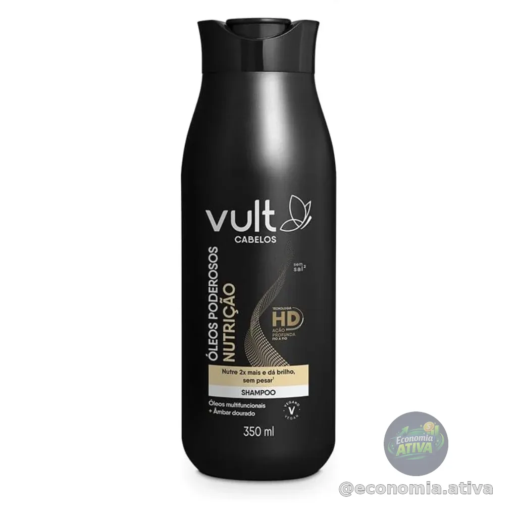 Vult Shampoo Óleos Poderosos Nutrição 350ml