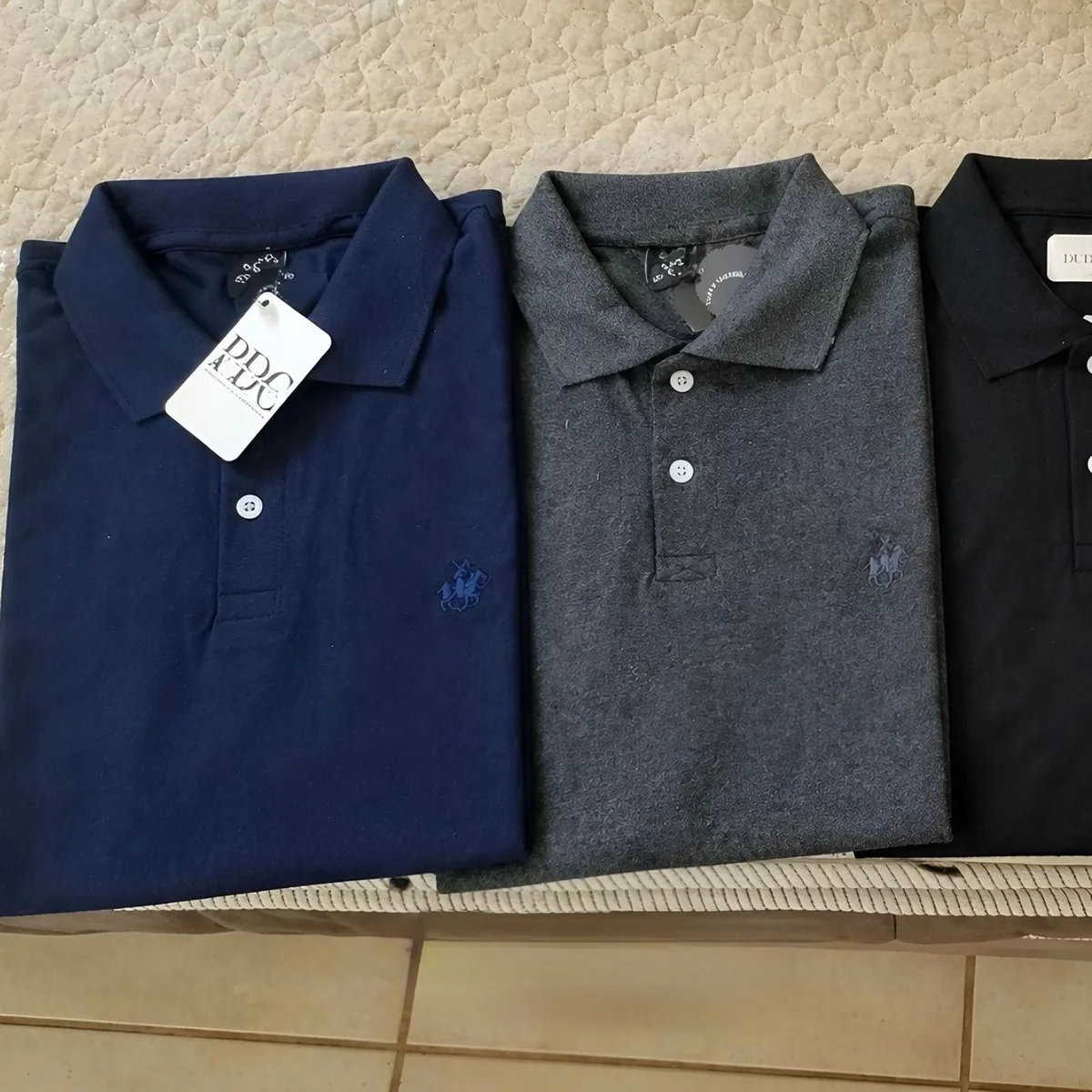 Kit 2 Camisa Polo Piquet Masculina Casual Premium