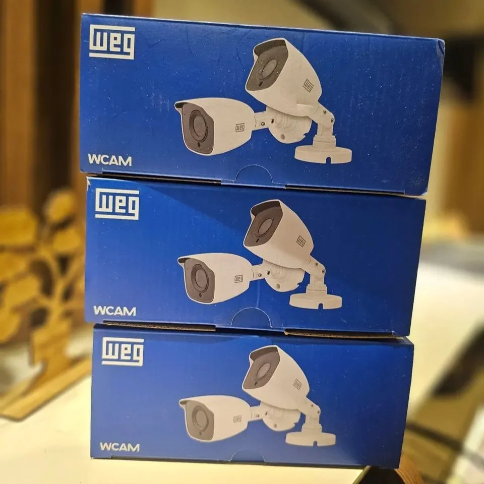 Câmera De Segurança Bullet Analógica Weg Wcam 1mp 2,8mm Cor Branco An-p012-b11