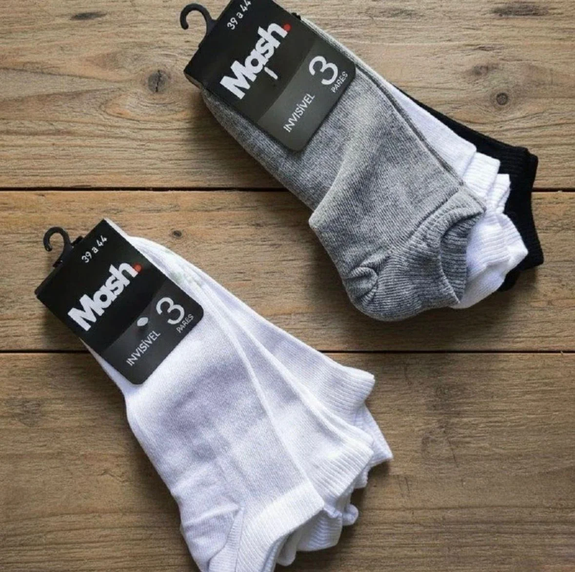 Kit 10 Pares Meia Invisível Soquete Mash