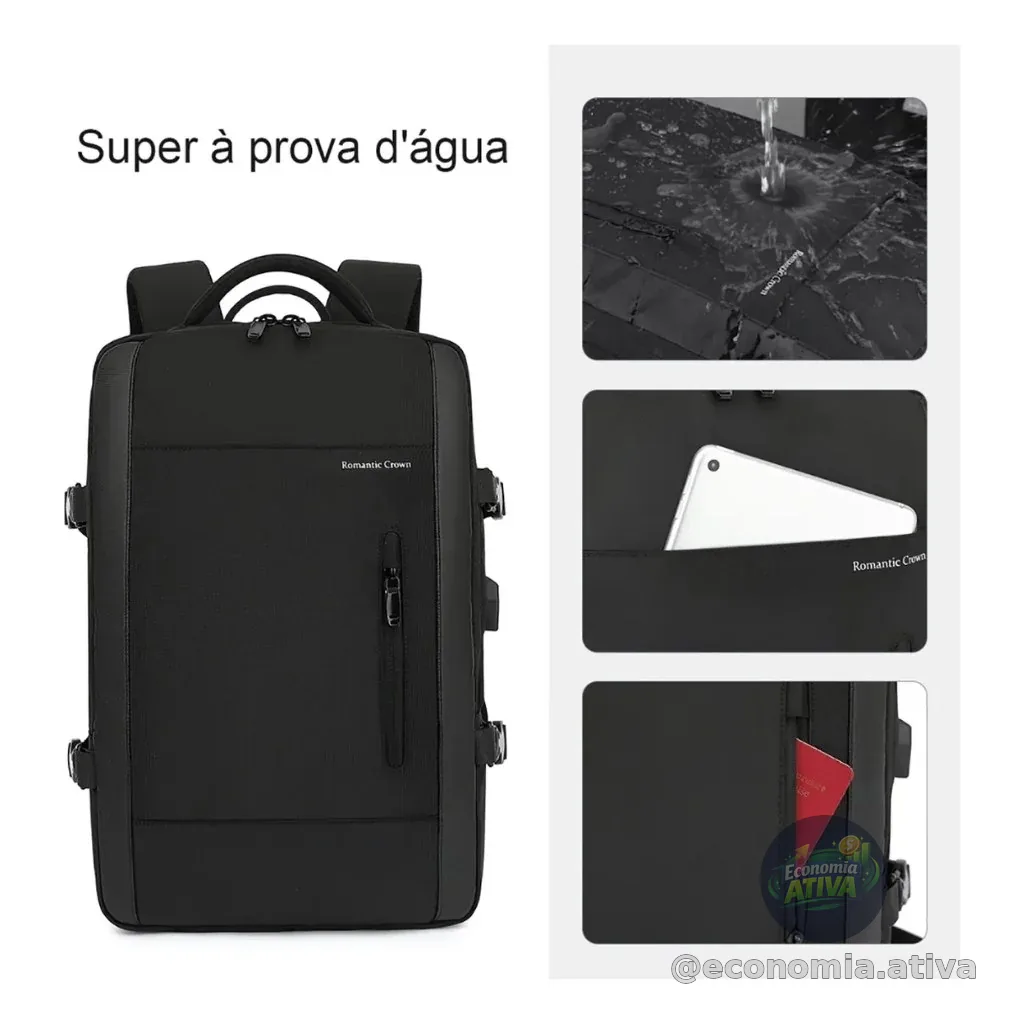 Mochila Viagem Para Notebook Executiva