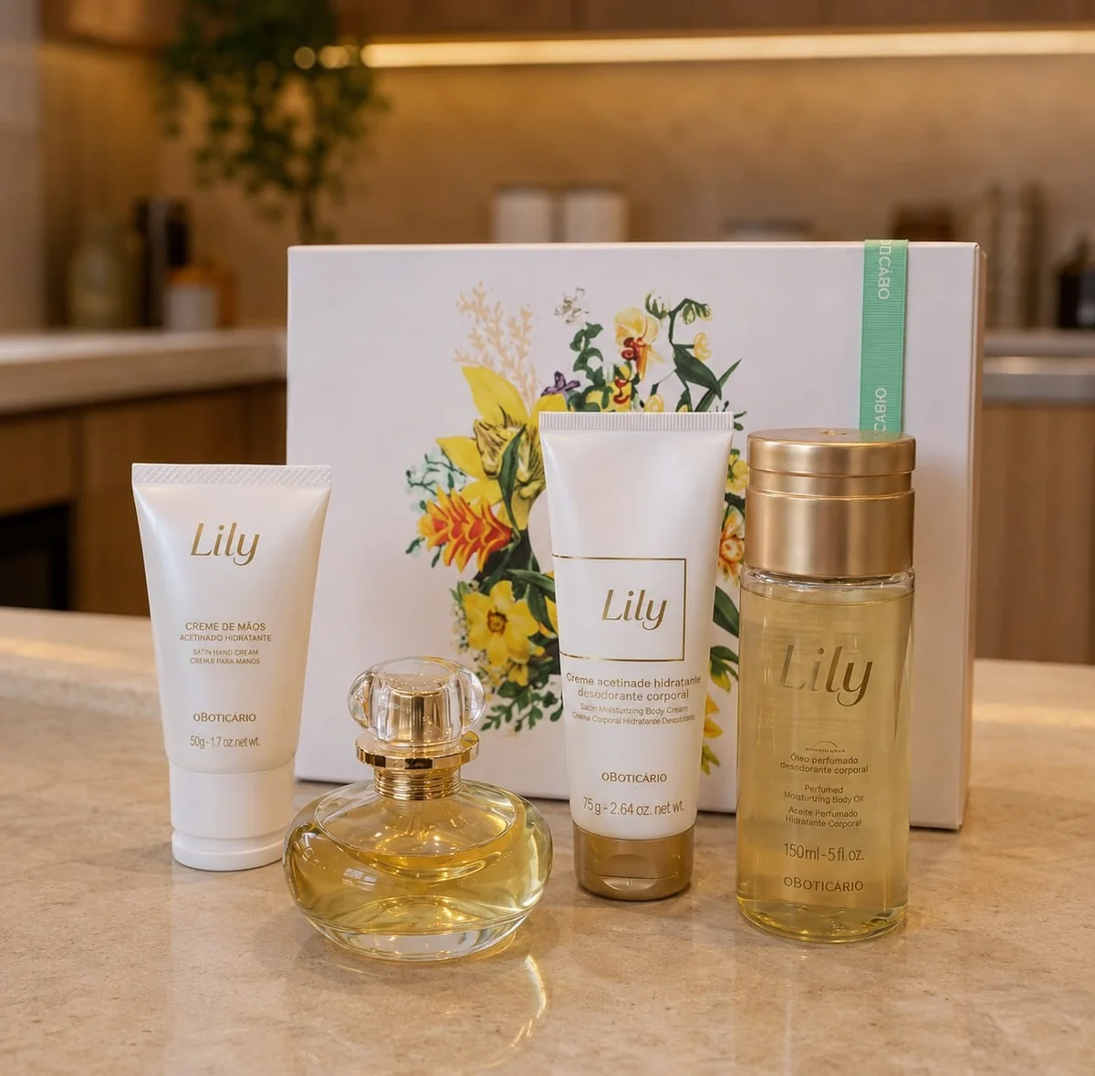 O Boticário Lily Kit Presente(4 Itens)