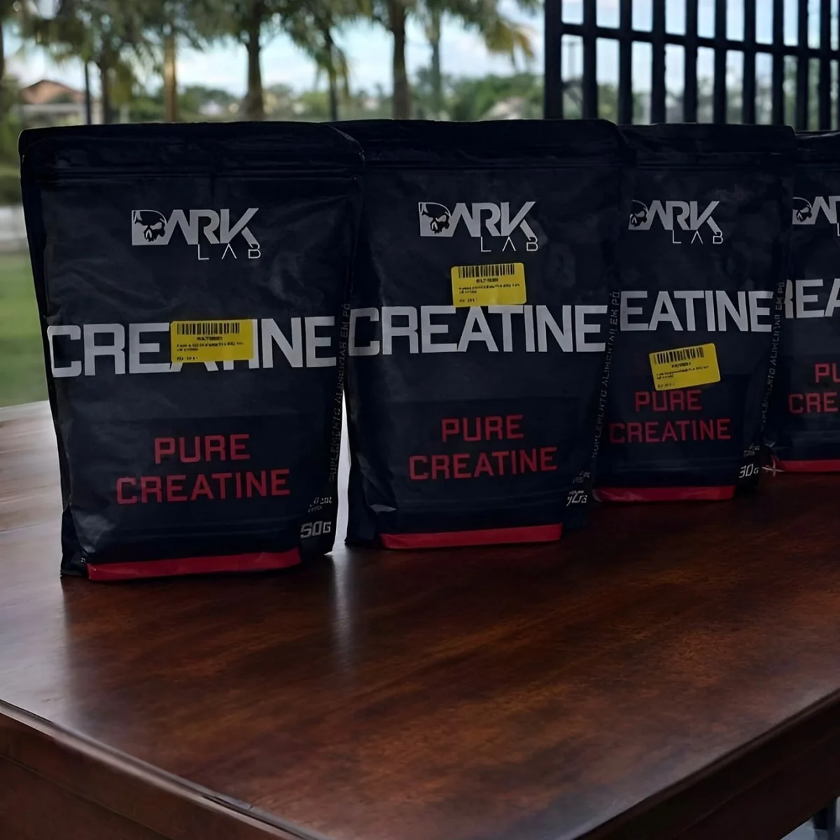 Creatina Monohidratada Pura 500g Dark Lab Unidade Sem Sabor