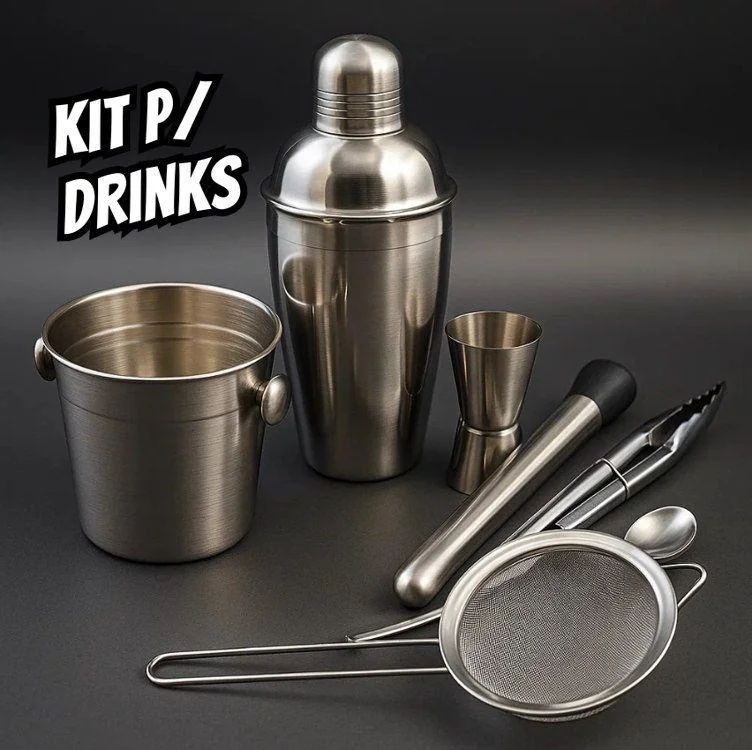 Coqueteleira Bar Man Profissional Inox Drink Caipirinha